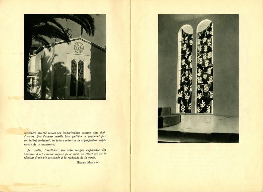 L’art sacré, n°11-12, juillet-août 195, Lettre à Monseigneur Rémond, évêque de Nice