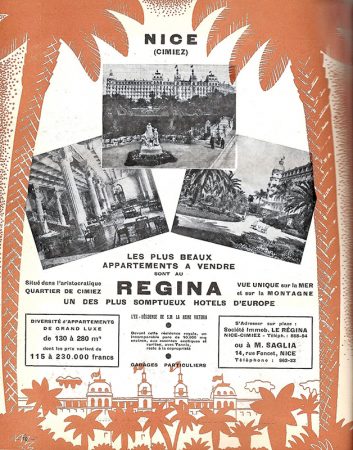 Affiche : Vente du Régina, affiche de Jean Cassarini, 1937