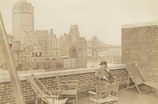 Henri Matisse à New York, 1930. Photo: Archives Henri Matisse / D.R.