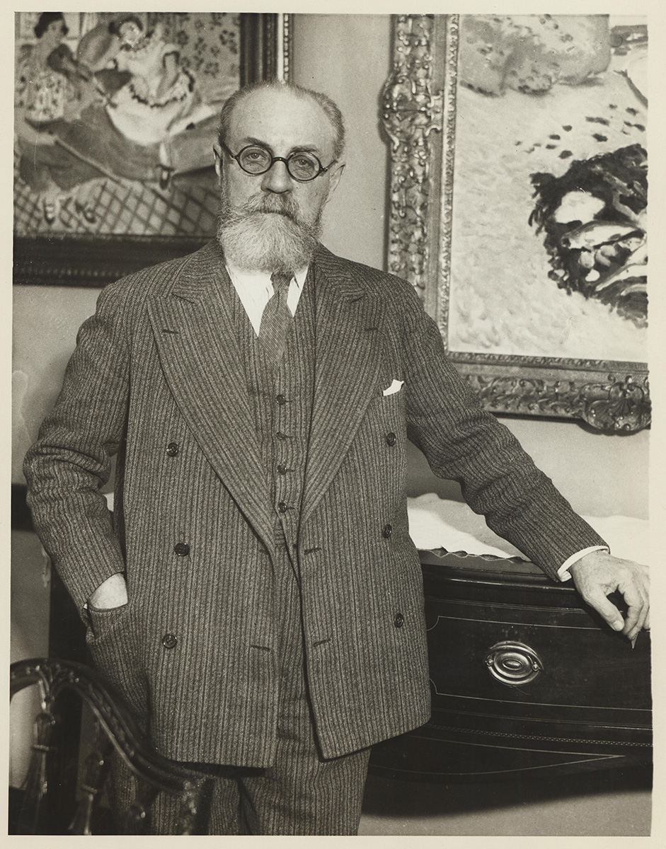 Henri Matisse dans la salle à manger chez Etta Cone, Baltimore, 17-18 décembre 1930