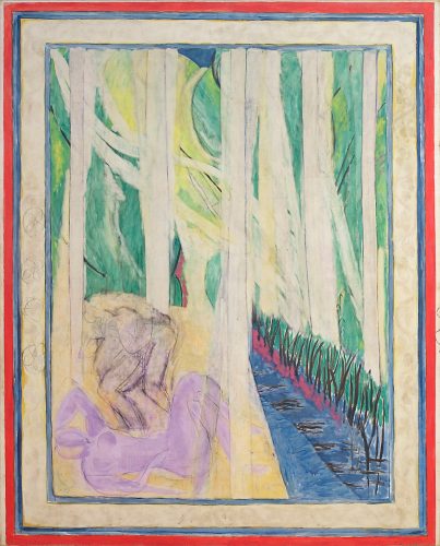 Henri Matisse, "Nymphe dans la forêt (La Verdure)", Nice, 1935-1942/1943, huile sur toile, 245,5 x 195,5 cm, Musée Matisse Nice