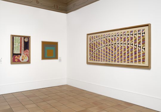 Musée Matisse "Les Murs reculent" vue exposition - Josef Albers, Far off Study for Homage to the Square, 1958