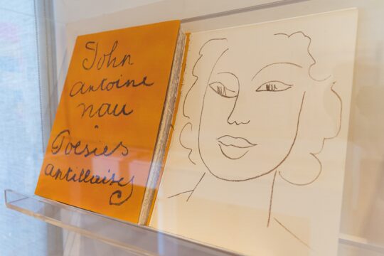 "Poésies antillaises" dans l'exposition dossier "Matisse et le livre" © Succession H. Matisse | Photo © Ville de Nice - J.V.