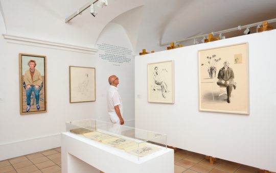 Vue de l'exposition "Hockney-Matisse. Un Paradis retrouvé" | © David Hockney | Photo © François Fernandez