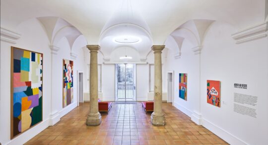 Vue de l'exposition "Shirley Jaffe. Avant et après Matisse", Musée Matisse Nice | Photo © François Fernandez | © Adagp, Paris, 2023