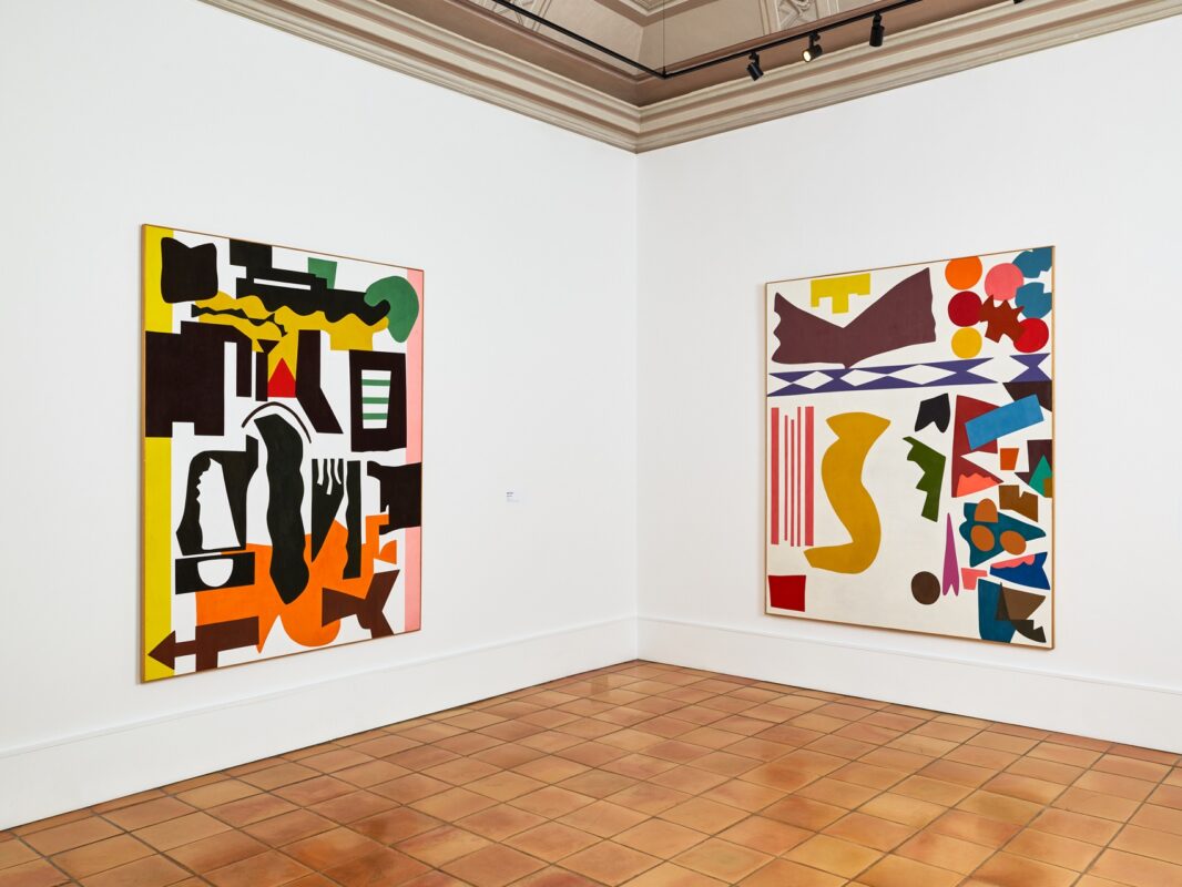 Vue de l'exposition "Shirley Jaffe. Avant et après Matisse", Musée Matisse Nice | Photo © François Fernandez | © Adagp, Paris, 2023