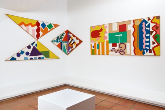 Vue de l'exposition "Shirley Jaffe. Avant et après Matisse", Musée Matisse Nice | Photo © François Fernandez | © Adagp, Paris, 2023