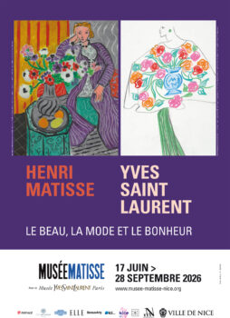 Affiche exposition Henri Matisse-Yves Saint Laurent